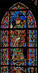 Finestra w207 raffigurante Papa Innocenzo III da French School
