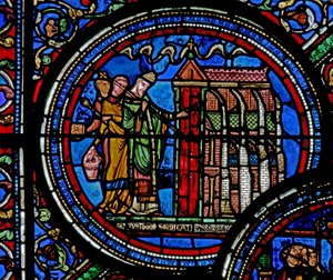 San Tommaso Becket consacra una chiesa da French School