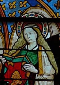 Finestra w25 raffigurante la Vergine Maria all