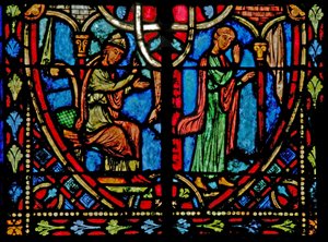 Scena della storia di Teofilo (moderna) da French School