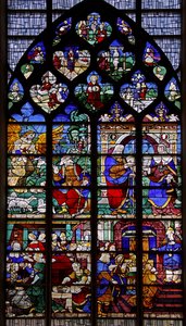 Finestra w2 raffigurante la Vita di Sant