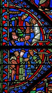 La Regina di Saba; Balaam e il suo asino da French School