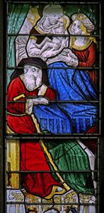 Scena della Vita della Vergine Maria - la sua nascita; Gioacchino dorme da French School