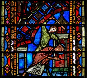 La flagellazione (morte?) di San Giovanni Battista