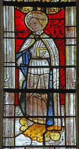 Finestra w6 raffigurante San Psalmet da French School