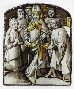 Vetrata w78 raffigurante il Sacramento della Penitenza