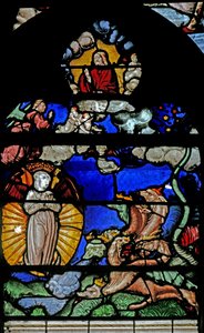 Una scena dal Libro della Rivelazione di San Giovanni da French School