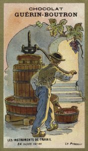 Torchio per il vino da French School