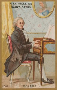 Wolfgang Amadeus Mozart, compositore classico austriaco del XVIII secolo da French School