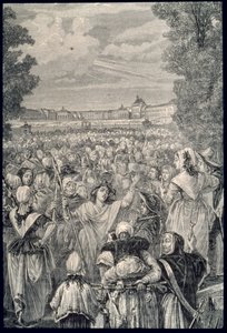 Le Donne marciano su Versailles, 5-6 ottobre 1789 da French School