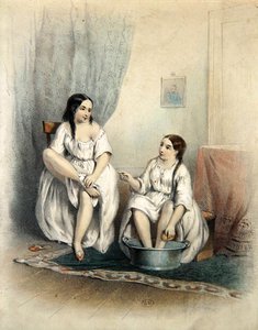 Donne alla toilette da French School