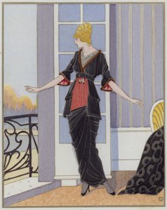 Moda femminile degli anni 1910 del designer Bechoff-David da French School