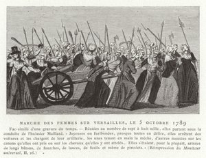 Marcia delle donne su Versailles, Rivoluzione Francese, 5 ottobre 1789