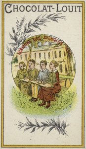 Scrittura per i ciechi, 1830 da French School