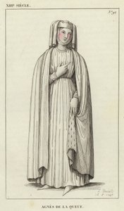 XIII Secolo, Agnes de la Queue da French School