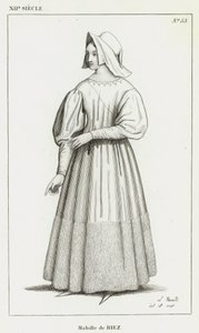 XII secolo, Mabille de Riez (incisione) da French School