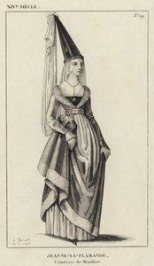 XIV Secolo, Jeanne-la-Flamande, Contessa di Montfort da French School