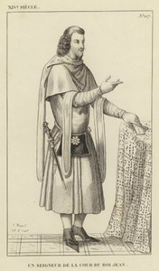 XIV Secolo, Un Signore della Corte del Re Giovanni da French School