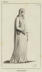 X Secolo, Borghese (incisione) da French School