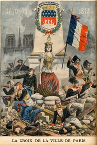 fluctuat nec mergitur - La croce della città di Parigi è introdotta nello stemma di Parigi da French School