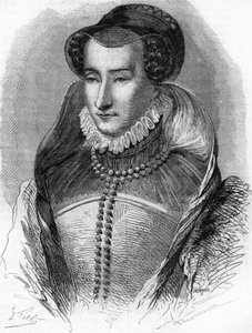 Ritratto di Giovanna III di Albret (1528-1572), madre del re Enrico IV e moglie di Antonio di Borbone (1528-1572). In 
