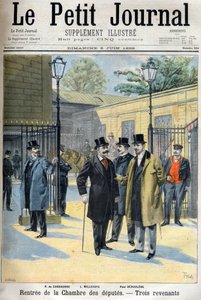 Riapertura della camera dei deputati, illustrazione in 