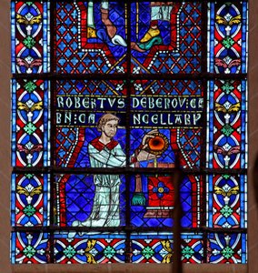 il donatore - Robert de Bérou da French School