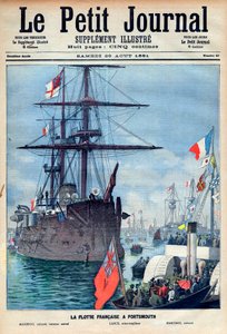 La flotta francese a Portsmouth: nave ammiraglia "Marengo", l