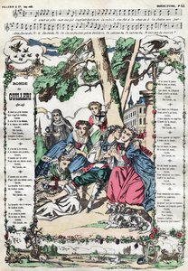 La ronda di Guilleri. Immagine di Epinal del XIX secolo da French School