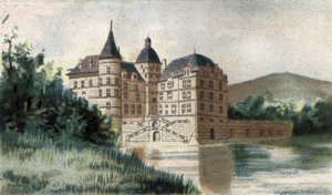 Veduta del castello di Vizille en Isere