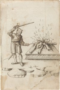 "Non punzecchiare il fuoco con una spada" [fol. 20 recto]