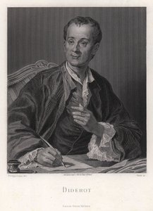Ritratto dello scrittore, saggista e filosofo Denis Diderot, metà del XVIII secolo