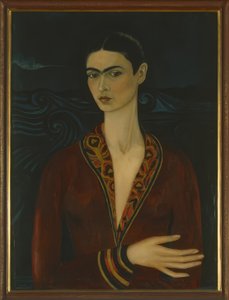 Self-Portrait con un abito di velluto da Frida Kahlo