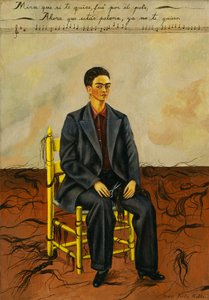 Autoritratto con capelli tagliati da Frida Kahlo