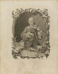 Leopold Mozart. Frontespizio del Versuch einer gründlichen Violinschule, 1756 da Friedrich