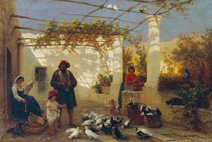 In una pergola italiana da Friedrich Alois Schönn