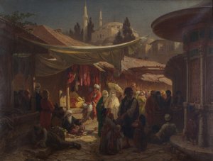Bazar turco da Friedrich Alois Schönn