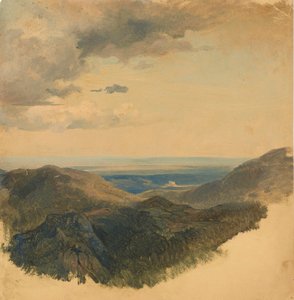 Vista sulla valle del Danubio da Friedrich August Mathias Gauermann