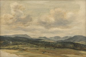 Panorama delle Prealpi da Friedrich August Mathias Gauermann