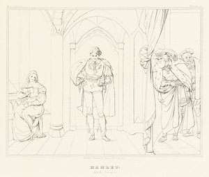 Amleto, Atto III, Scena 1 (incisione)