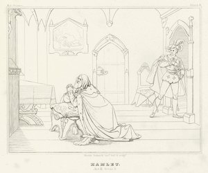Amleto, Atto III, Scena 3 (incisione)