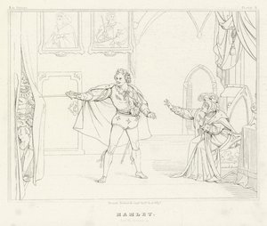 Amleto, Atto III, Scena 4 (incisione)