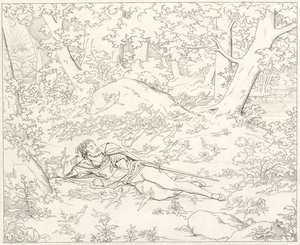 Illustrazione per il Faust di Goethe da Friedrich August Moritz Retzsch