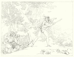 Illustrazione per Lied von der Glocke di Schiller, o Il canto della campana da Friedrich August Moritz Retzsch