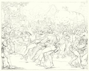 Illustrazione per Lied von der Glocke di Schiller, o Il canto della campana da Friedrich August Moritz Retzsch