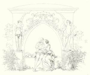 Illustrazione per Lied von der Glocke di Schiller, o La canzone della campana (incisione) da Friedrich August Moritz Retzsch
