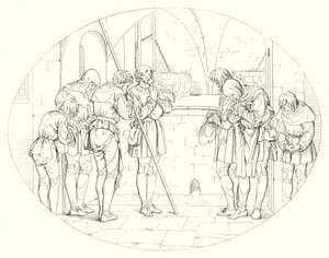 Illustrazione per Lied von der Glocke di Schiller, o La canzone della campana (incisione) da Friedrich August Moritz Retzsch