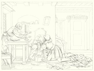 Illustrazione per Lied von der Glocke di Schiller, o Il canto della campana
