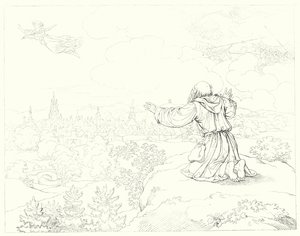 Illustrazione per Lied von der Glocke di Schiller, o Il canto della campana da Friedrich August Moritz Retzsch
