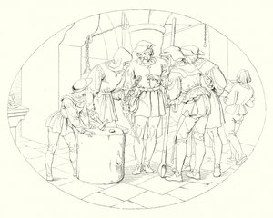 Illustrazione per Lied von der Glocke di Schiller, o La canzone della campana da Friedrich August Moritz Retzsch